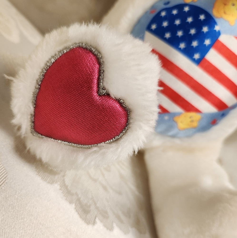 Vintage Care Bear Kenner Proud Heart Plush Stuffed Animal Environmental - Picture 8 of 13